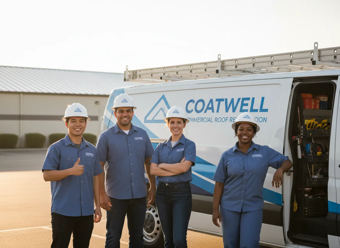 Commercial roof coating company in Fries, VA